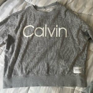 calvin klein cowl neck sweatshirt